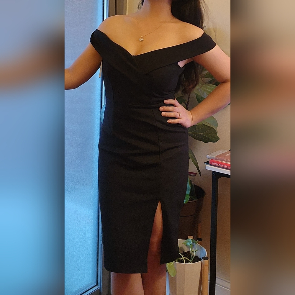 Lulus Women's Black Dress Small